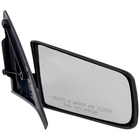 Passenger Side Mirror, Manual Adjust, Manual Folding, Non-Heated, Textured Black, No Signal Light, No Memory, No Puddle Light, No Auto-Dimming, No Blind Spot Feature