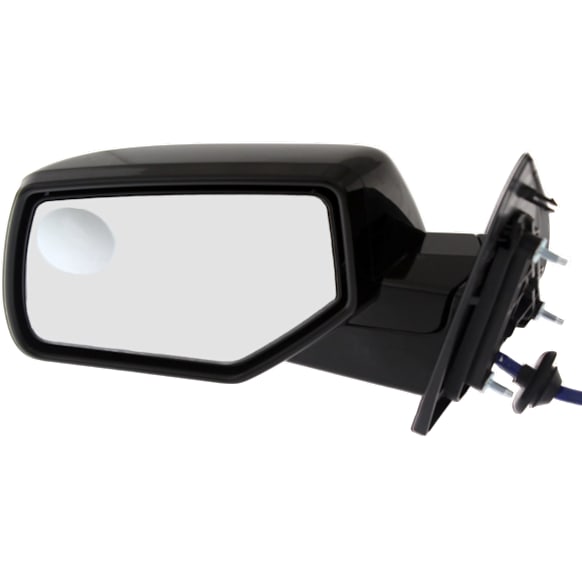 Driver Side Mirror, Power Adjust, Heated, Manual Folding, Paintable, No Signal Light, No Memory, No Puddle Light, No Auto-Dimming, With Blind Spot Glass