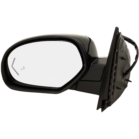 2011 Chevrolet Suburban 1500 LT - Driver Side Mirror, Power Adjust, Heated, Textured Black, Power Folding, In-glass Signal Light, With Blind Spot Detection in Glass, With Memory, With Puddle Light, No Auto-Dimming
