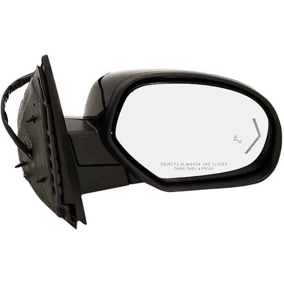 2008 Chevrolet Suburban 1500 - Passenger Side Mirror, Power Adjust, Heated, Textured Black, Power Folding, In-glass Signal Light, With Blind Spot Detection in Glass, With Memory, With Puddle Light, No Auto-Dimming