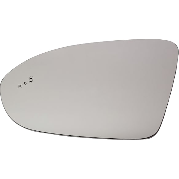 Driver Side Mirror Glass, Heated, With Blind Spot Detection in Glass