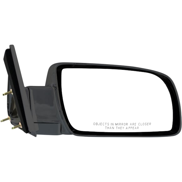 Passenger Side Mirror, Non-Towing, Manual Adjust, Manual Folding, Non-Heated, Paintable, No Signal Light, No Memory, No Puddle Light, No Auto-Dimming, No Blind Spot Feature