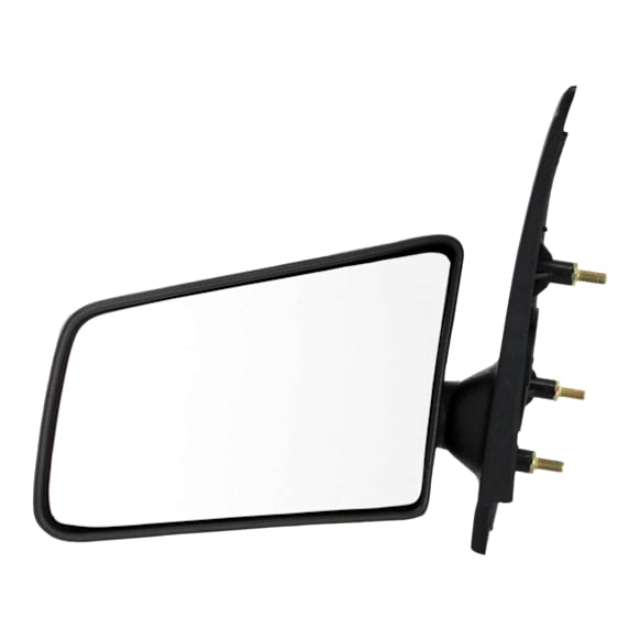 Driver Side Mirror, Manual Adjust, Manual Folding, Non-Heated, Textured Black, No Signal Light, No Memory, No Puddle Light, No Auto-Dimming, No Blind Spot Feature