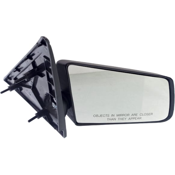 Passenger Side Mirror, Manual Adjust, Manual Folding, Non-Heated, Textured Black, No Signal Light, No Memory, No Puddle Light, No Auto-Dimming, No Blind Spot Feature