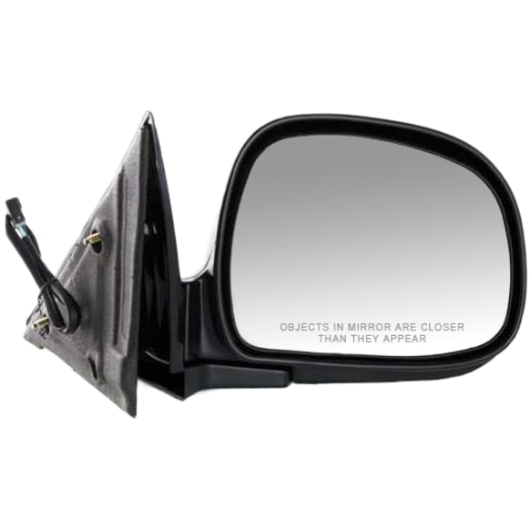 Passenger Side Mirror, Power, Manual Folding, Non-Heated, Paintable, No Signal Light, No Memory, No Puddle Light, No Auto-Dimming, No Blind Spot Feature