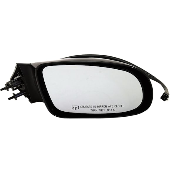 Passenger Side Mirror, Power, Manual Folding, Heated, Paintable, No Signal Light, No Memory, No Puddle Light, No Auto-Dimming, No Blind Spot Feature
