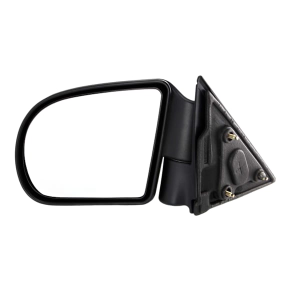 Driver Side Mirror, Manual Adjust, Manual Folding, Non-Heated, Textured Black, No Signal Light, No Memory, No Puddle Light, No Auto-Dimming, No Blind Spot Feature