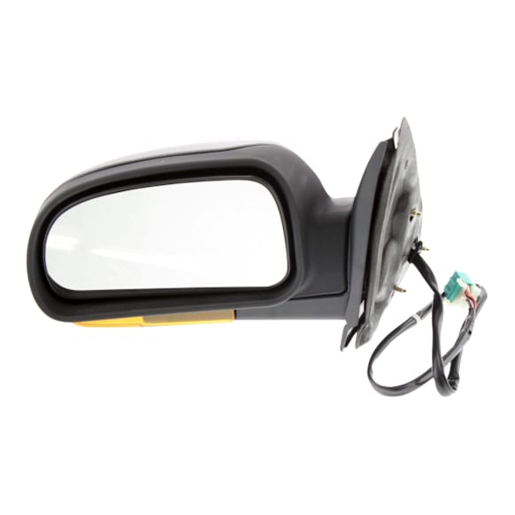 Driver Side Mirror, Power, Power Folding, Heated, Textured Black, In-housing Signal Light, No Memory, No Puddle Light, No Auto-Dimming, No Blind Spot Feature