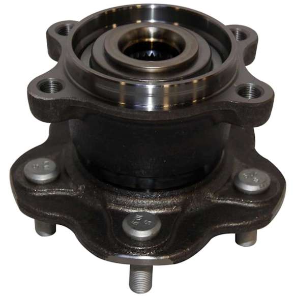 750-0012 Rear, Driver or Passenger Side Wheel Hub, 5 Lugs, With Bearing, AWD, GMB OE Replacement