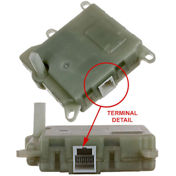 2001 Ford Expedition - A/C Actuator, Blend Door Actuator; Floor Console