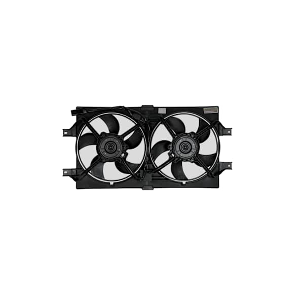 2000 Chrysler Concorde - Radiator Fan 6 Cyl 3.2L, Radiator and Condenser Complete Assembly, Dual fan, GPD OE Replacement
