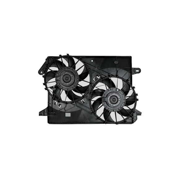 2009 Dodge Challenger - Radiator Fan 6 Cyl 3.5L, With Standard Duty Cooling; Radiator and Condenser Complete Assembly, Dual fan, GPD OE Replacement