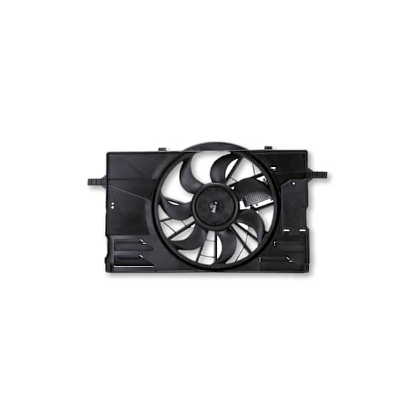2010 Volvo V50 - Radiator Fan 5 Cyl 2.5L, Radiator and Condenser Complete Assembly, Dual fan, GPD OE Replacement