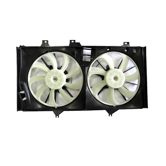 2016 Toyota Camry - Radiator Fan 4 Cyl 2.5L, FULL HYBRID EV-GAS (FHEV), Radiator and Condenser Complete Assembly, Dual fan