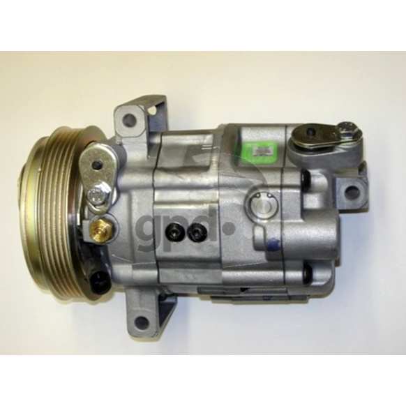 1999 Saturn SL1 - A/C Compressor, 5 Groove; Dcv14J; 3 Boss Mount; Top and Side Pad Fitting, With Clutch, 5-Groove Pulley, 1.9L, GPD OE Replacement