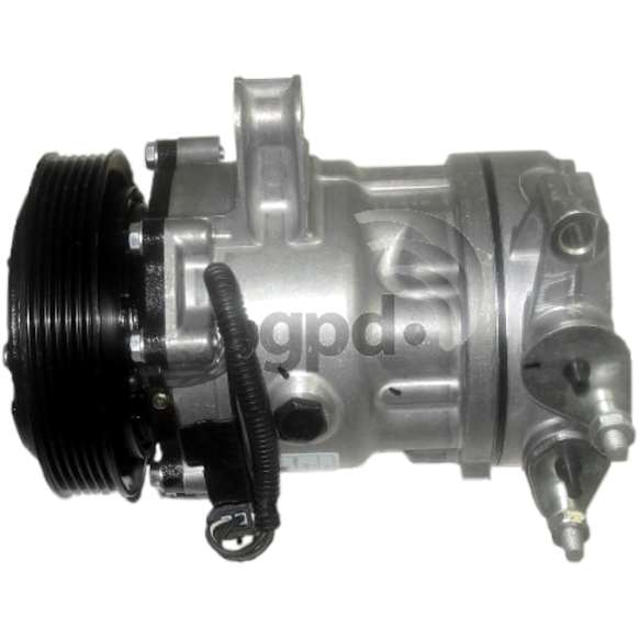 6511261 A/C Compressor, With Clutch, 6-Groove Pulley, 3.7L, 6Cyl, 65 Series