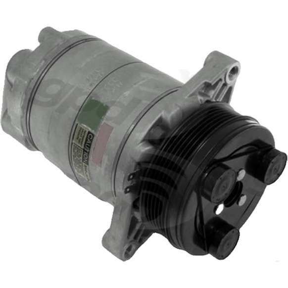 1996 GMC Savana 1500 - A/C Compressor, 6 Groove; 10:00 Coil; 4.33In Diameter; Hd6; Hoses Built To Rear; Pag 46 Oil; 8011252 8Oz, With Clutch, 6-Groove Pulley, 5.7L, 65 Series