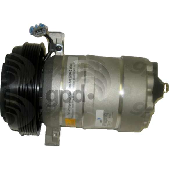 6511360 A/C Compressor, With Clutch, 6-Groove Pulley, 65 Series