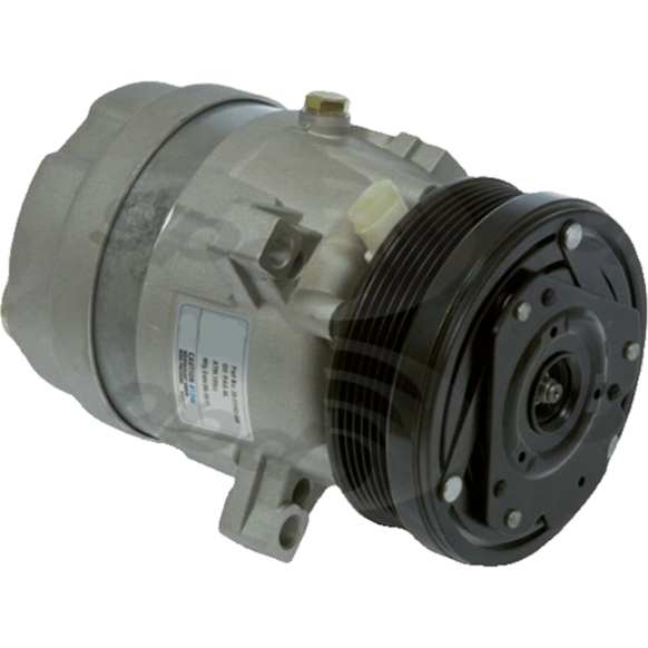 6511399 A/C Compressor, With Clutch, 6-Groove Pulley, 3.8L, 6Cyl, 65 Series