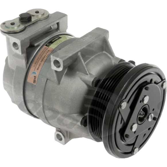 2000 Oldsmobile Alero - A/C Compressor, 6 Groove; V5; Pag 46 Oil; 8011252 8Oz, With Clutch, 6-Groove Pulley, 3.4L, 65 Series