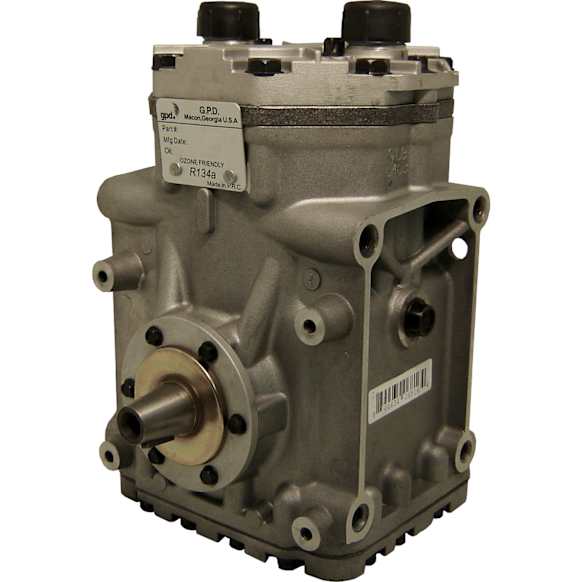 1975 Mercury Bobcat - A/C Compressor, York; Without Clutch; Tube-O; Left Hand Suction, Not Applicable, 6 Cyl 2.8L, 65 Series