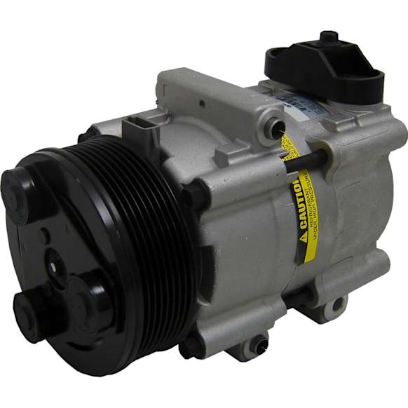1999 Ford E-350 Econoline Club Wagon - A/C Compressor, 8 Groove; Fs10; O-Ring (2) 1311385, With Clutch, 8-Groove Pulley, 5.4L, 65 Series