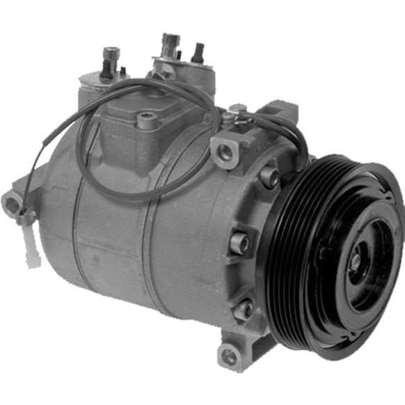 1998 Audi A6 - A/C Compressor, Nipp; Rear Switch; 7Sb16C; Boss Mount 3; 6 Groove .8In X 4.972In, With Clutch, 6-Groove Pulley, 2.8L, 65 Series