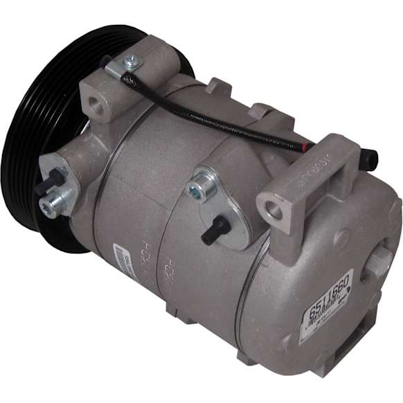 2001 Isuzu Rodeo - A/C Compressor, 6 Groove; Dkv14G; Bolts Up and Works Same As Oem; Zexel; Fittings Behind Clutch and Infront Of Rear Mount, With Clutch, 6-Groove Pulley, 3.2L, 65 Series