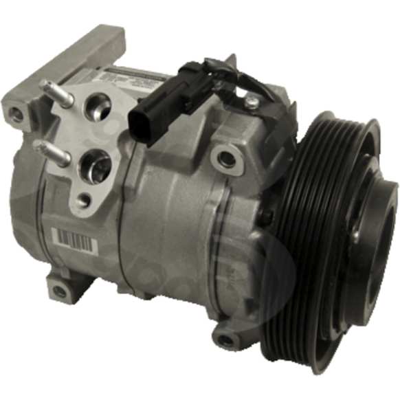 6511703 A/C Compressor, With Clutch, 6-Groove Pulley, 2.4L, 4Cyl, 65 Series