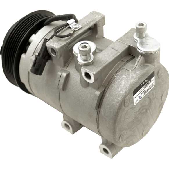 6511979 A/C Compressor, With Clutch, 6-Groove Pulley, 3.5L, 6Cyl, 65 Series
