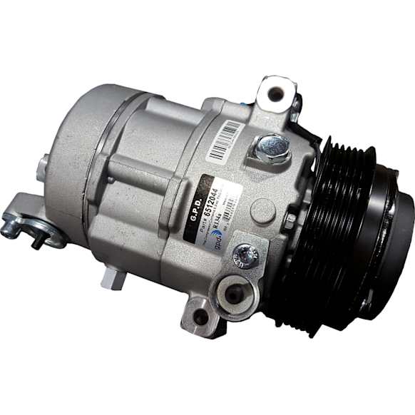 1999 Saturn SC2 - A/C Compressor, 5 Groove; Dcv14J; 3 Boss Mount; Top and Side Pad Fitting, With Clutch, 5-Groove Pulley, 1.9L, 65 Series