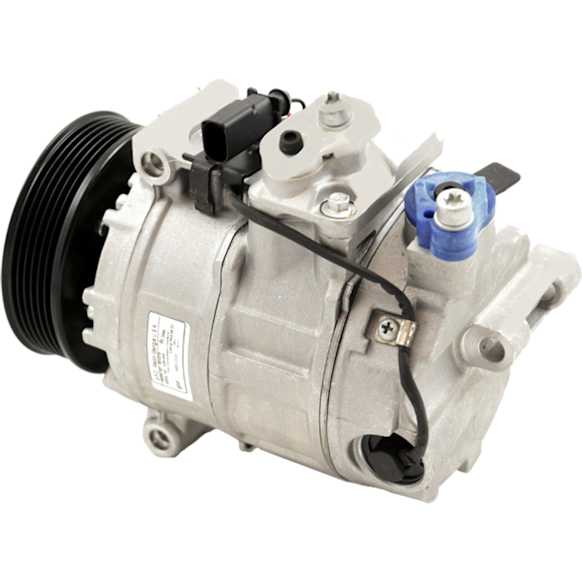 2007 Audi S8 - A/C Compressor, 6 Groove; Direct Drive Compressor; With 4.5" Diameter Clutch; 7Seu16C, With Clutch, 6-Groove Pulley, 10 Cyl 5.2L, 65 Series