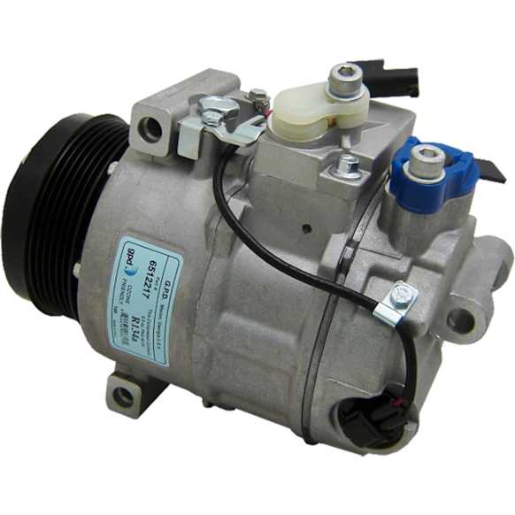 2007 Mercedes Benz CL550 - A/C Compressor, 6 Groove; Direct Drive Compressor; 7SEU17C, With Clutch, 6-Groove Pulley, 8 Cyl 5.5L, 65 Series