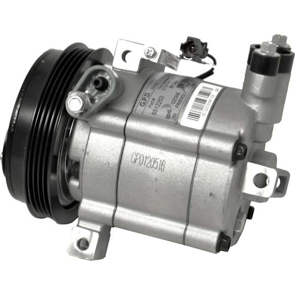 2006 Subaru Forester - A/C Compressor, 4 Groove; Dkv14G, With Clutch, 4-Groove Pulley, 2.5L, 65 Series