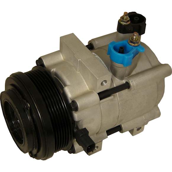 2008 Mercury Mountaineer - A/C Compressor, Without Rear Air Conditioning; 6 Groove; Hs18, With Clutch, 6-Groove Pulley, 4.0L, 65 Series