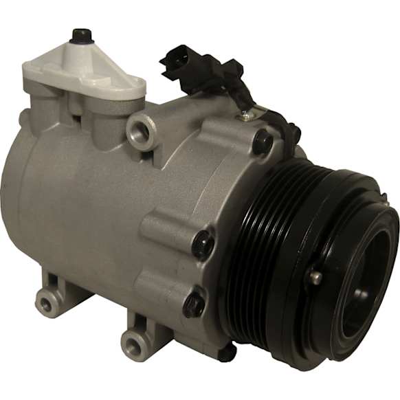 2005 Ford E-150 Club Wagon - A/C Compressor, Piston Replacement For 6511472, With Clutch, 6-Groove Pulley, 8 Cyl 4.6L, 65 Series