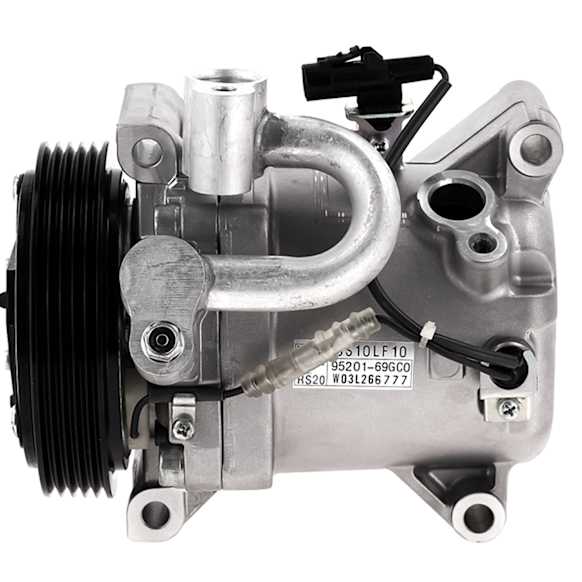 6512734 A/C Compressor, With Clutch, 5-Groove Pulley, 2.0L, 4Cyl, 65 Series
