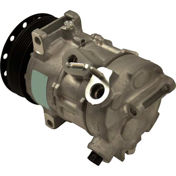 2008 Chrysler Sebring - A/C Compressor, 6 Groove; Direct Drive Compressor; 6Seu16C; Without Extended Rear Mount, With Clutch, 6-Groove Pulley, 3.5L, 65 Series