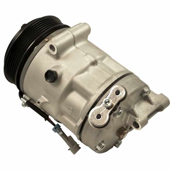 6512806 A/C Compressor, With Clutch, 6-Groove Pulley, 3.6L, 6Cyl, 65 Series