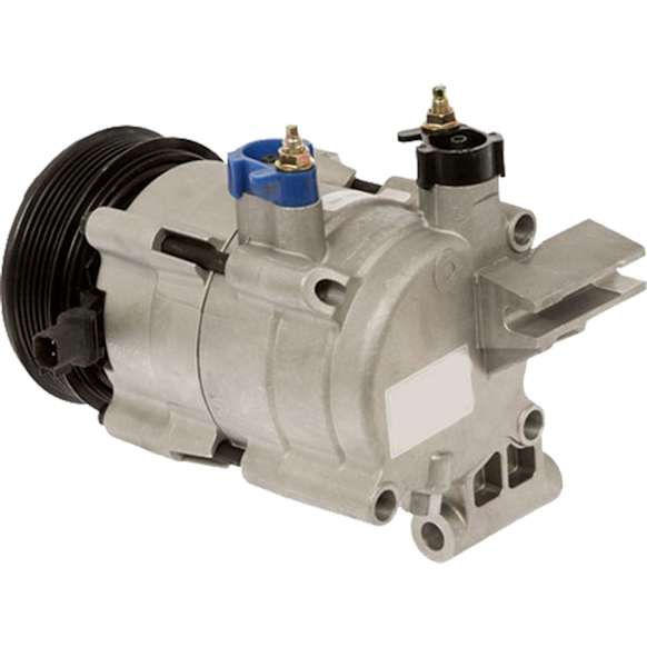 6512879 A/C Compressor, With Clutch, 6-Groove Pulley, 3.6L, 6Cyl, 65 Series
