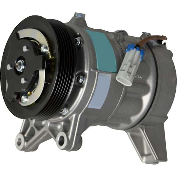 6512916 A/C Compressor, With Clutch, 6-Groove Pulley, 65 Series