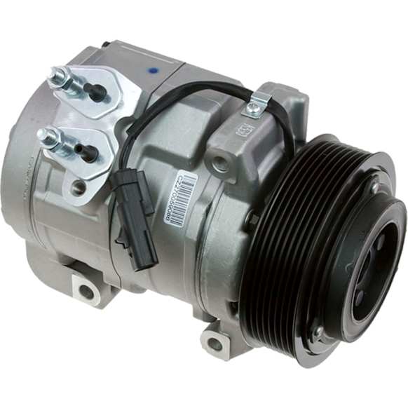 2021 Ram 2500 - A/C Compressor, 10S17C; 8 Groove, With Clutch, 8-Groove Pulley, 6 Cyl 6.7L, 65 Series
