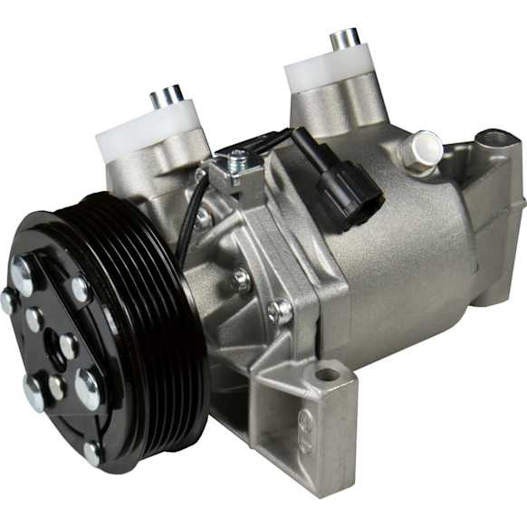 2017 Nissan Juke - A/C Compressor, 6 Groove; Cr08, With Clutch, 6-Groove Pulley, 4 Cyl 1.6L, 65 Series