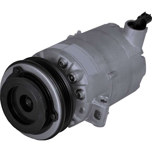 6513053 A/C Compressor, With Clutch, 4-Groove Pulley, 65 Series