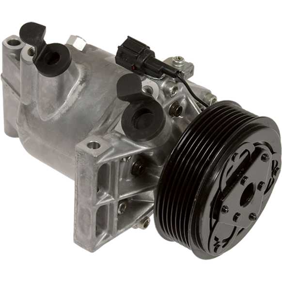 2015 Nissan Juke - A/C Compressor, 7 Groove; Cr08B, With Clutch, 7-Groove Pulley, 4 Cyl 1.6L, 65 Series