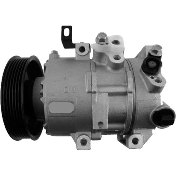 6513278 A/C Compressor, With Clutch, 6-Groove Pulley, 1.6L, 4Cyl