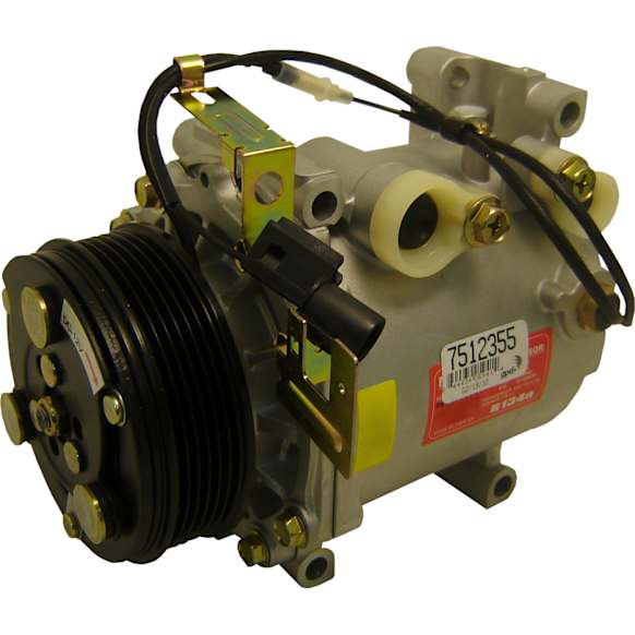 7512355 A/C Compressor, With Clutch, 6-Groove Pulley, 2.4L, 4Cyl