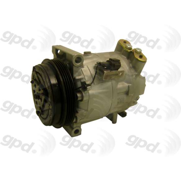 7512356 A/C Compressor, With Clutch, 4-Groove Pulley, 3.5L, 6Cyl, GPD A/C Compressor
