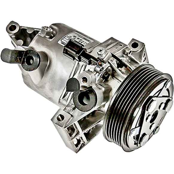 2014 Nissan Juke - A/C Compressor, With Clutch, 6-Groove Pulley, 4 Cyl 1.6L, GPD OE Replacement