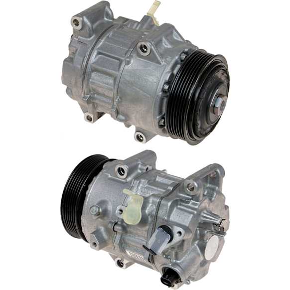 7513146 A/C Compressor, With Clutch, 6-Groove Pulley